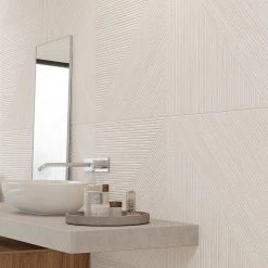 Luxury Ribbed Ash 23.62 in. x 47.24 in. Matte Porcelain Wall Tile (15.49 sq. ft./Case) by Ivy Hill Tile -Ivy Hill Tile Sales ash ivy hill tile porcelain tile ext3rd107435 31 1000