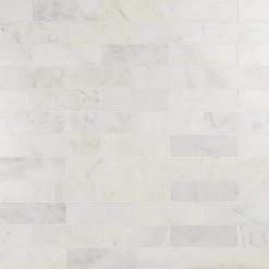 Oriental 4 in. x 12 in. x 8 mm Marble Floor and Wall Subway Tile (15 pieces 5 sq.ft./Box) by Ivy Hill Tile