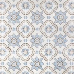 Valencia Basma Encaustic 8 in. x 8 in. x 9mm Matte Porcelain Floor and Wall Tile (26 pieces / 11.19 sq. ft. / box) by Ivy Hill Tile -Ivy Hill Tile Sales basma ivy hill tile porcelain tile ext3rd100971 66 1000
