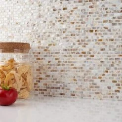 Baroque Pearls Mini Brick 12 in. x 12 in. Pearl Glass Mosaic Floor and Wall Tile by Ivy Hill Tile 13 Baroque Pearls Mini Brick 12 in. x 12 in. Pearl Glass Mosaic Floor and Wall Tile by Ivy Hill Tile -Ivy Hill Tile Sales beige cream ivy hill tile glass tile ext3rd102039 44 1000