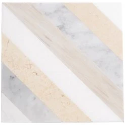 Chelsea Beige 8 in. x 8 in. Polished Marble Mosaic Tile (0.43 sq. ft / Each) by Ivy Hill Tile -Ivy Hill Tile Sales beige ivy hill tile marble tile ext3rd101759 44 1000