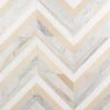 Chelsea Beige 8 in. x 8 in. Polished Marble Mosaic Tile (0.43 sq. ft / Each) by Ivy Hill Tile
