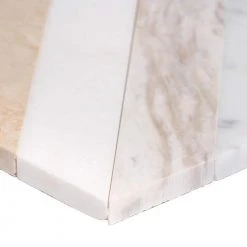 Chelsea Beige 8 in. x 8 in. Polished Marble Mosaic Tile (0.43 sq. ft / Each) by Ivy Hill Tile -Ivy Hill Tile Sales beige ivy hill tile marble tile ext3rd101759 76 1000