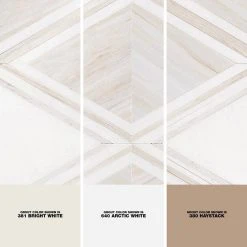 Ruit Beige 13.54 in. x 15.63 in. Polished Marble Mosaic Tile (1.47 sq. ft./Each) by Ivy Hill Tile -Ivy Hill Tile Sales beige ivy hill tile porcelain tile ext3rd100115 1d 1000