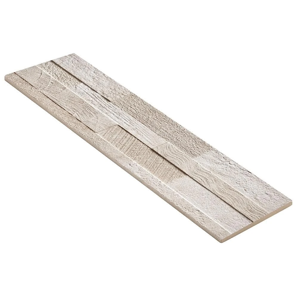 Holden Beige Ledger Panel 5.82 in. x 23.74 in. Textured Porcelain Wall Tile (10.97 sq. ft./Case) by Ivy Hill Tile 6 Holden Beige Ledger Panel 5.82 in. x 23.74 in. Textured Porcelain Wall Tile (10.97 sq. ft./Case) by Ivy Hill Tile - Image 4