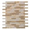 Cottage Ridge Mini Brick Beige 9.75 in. x 12 in. Interlocking Glass/Travertine Mosaic Tile (8.12 sq. ft./Case) by Jeffrey Court 2 Cottage Ridge Mini Brick Beige 9.75 in. x 12 in. Interlocking Glass/Travertine Mosaic Tile (8.12 sq. ft./Case) by Jeffrey Court -Ivy Hill Tile Sales beige jeffrey court glass tile 99189 64 1000