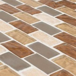 Honey Onyx Brick Beige 11.625 in. x 11.625 in. Interlocking Mixed Glass and Onyx Wall Mosaic Tile (9.38 sq. ft./Case) by Jeffrey Court 11 Honey Onyx Brick Beige 11.625 in. x 11.625 in. Interlocking Mixed Glass and Onyx Wall Mosaic Tile (9.38 sq. ft./Case) by Jeffrey Court -Ivy Hill Tile Sales beige jeffrey court glass tile 99303 1d 1000