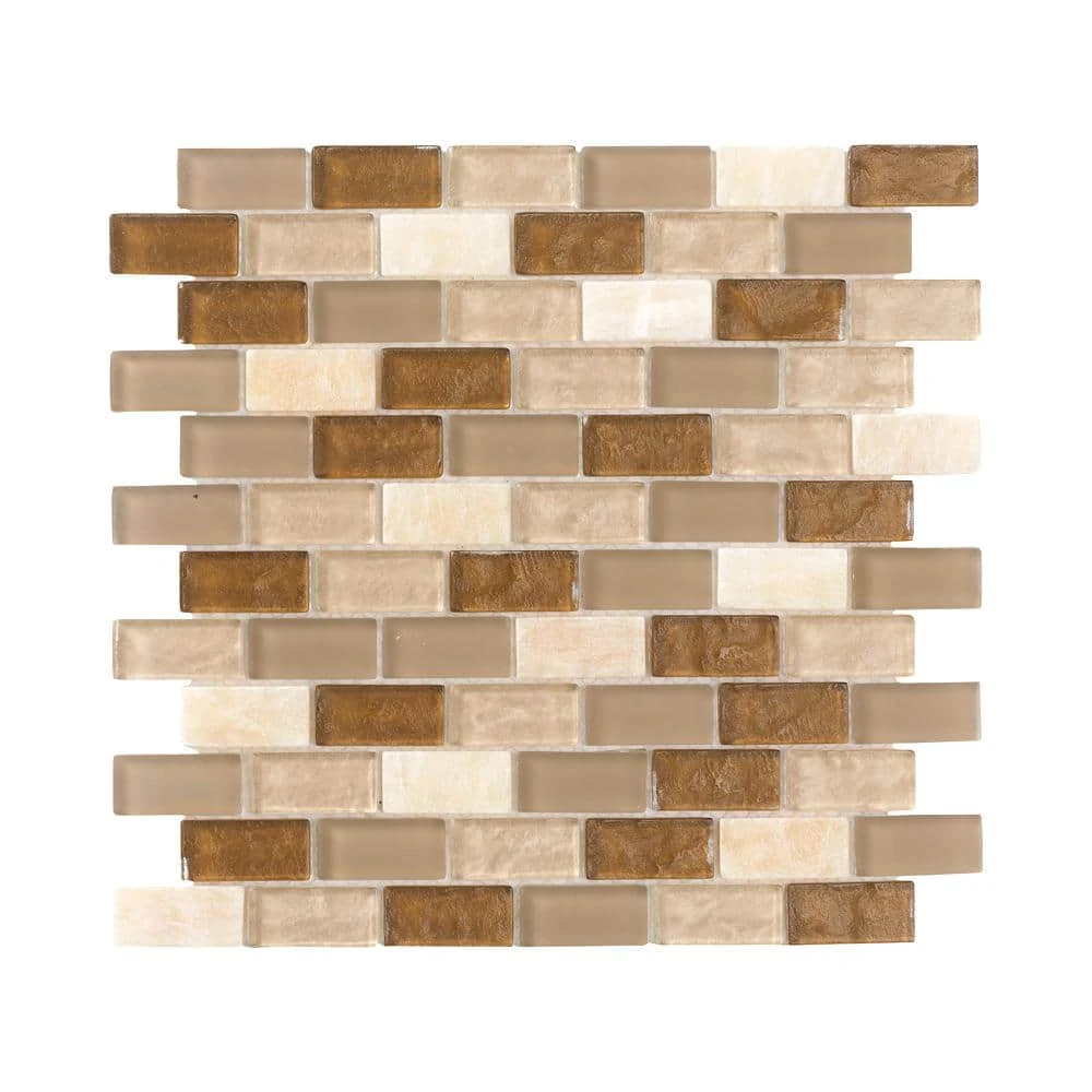 Honey Onyx Brick Beige 11.625 in. x 11.625 in. Interlocking Mixed Glass and Onyx Wall Mosaic Tile (9.38 sq. ft./Case) by Jeffrey Court 3 Honey Onyx Brick Beige 11.625 in. x 11.625 in. Interlocking Mixed Glass and Onyx Wall Mosaic Tile (9.38 sq. ft./Case) by Jeffrey Court