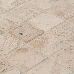 Light Travertine Beige 12 in. x 12 in. Honed Travertine Wall and Floor Mosaic Tile (10 sq. ft./Case) by Jeffrey Court -Ivy Hill Tile Sales beige jeffrey court mosaic tile 99103 1d 1000