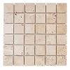 Light Travertine Beige 12 in. x 12 in. Honed Travertine Wall and Floor Mosaic Tile (10 sq. ft./Case) by Jeffrey Court