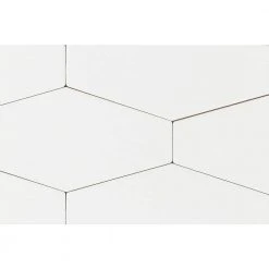 Birmingham Hexagon Bianco 4 in. x 8 in. Polished Ceramic Subway Tile (5.38 sq. ft. / box) by Ivy Hill Tile -Ivy Hill Tile Sales bianco ivy hill tile ceramic tile ext3rd102138 76 1000