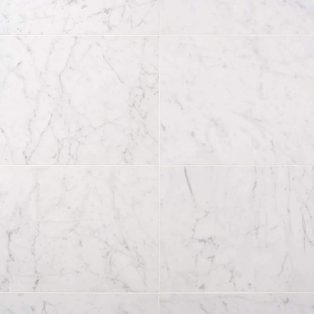 Marmo Bianco 11.81 in. x 23.62 in. Matte Marble Look Porcelain Floor and Wall Tile (11.62 sq. ft./Case) by Ivy Hill Tile 5 Marmo Bianco 11.81 in. x 23.62 in. Matte Marble Look Porcelain Floor and Wall Tile (11.62 sq. ft./Case) by Ivy Hill Tile - Image 3