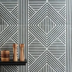Astoria Black and White 24 in. x 24 in. Matte Porcelain Floor and Wall Tile (4 Pieces, 15.49 sq. ft./Case) by Ivy Hill Tile 14 Astoria Black and White 24 in. x 24 in. Matte Porcelain Floor and Wall Tile (4 Pieces, 15.49 sq. ft./Case) by Ivy Hill Tile -Ivy Hill Tile Sales black and white ivy hill tile porcelain tile ext3rd104868 c3 1000