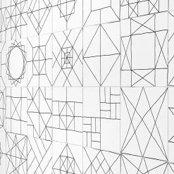 Infinitum Encaustic Black and White 9 in. x 9 in. Matte Porcelain Floor and Wall Tile (10.76 sq. ft./Case) by Ivy Hill Tile -Ivy Hill Tile Sales black and white ivy hill tile porcelain tile ext3rd105422 1f 1000