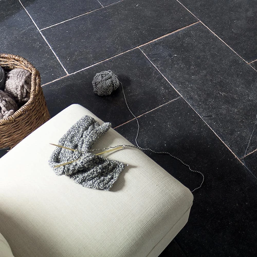 Reno Black 18 in. x 36 in. Satin Marble Floor and Wall Tile (9 sq. ft. / Case) by Ivy Hill Tile 4 Reno Black 18 in. x 36 in. Satin Marble Floor and Wall Tile (9 sq. ft. / Case) by Ivy Hill Tile - Image 2