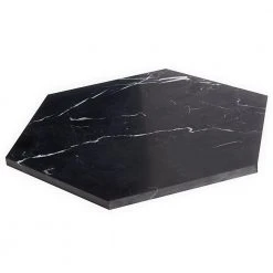 Blackout Hexagon Nero Marquina 10 in. x 10 in. Marble Floor and Wall Tile (6 sq. ft./Case) by Ivy Hill Tile -Ivy Hill Tile Sales black ivy hill tile marble tile ext3rd105090 1f 1000