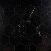 Blackout Hexagon Nero Marquina 10 in. x 10 in. Marble Floor and Wall Tile (6 sq. ft./Case) by Ivy Hill Tile -Ivy Hill Tile Sales black ivy hill tile marble tile ext3rd105090 64 1000