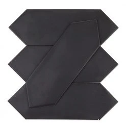Russell Black 4 in. x 12 in. Matte Porcelain Picket Floor and Wall Tile (10.76 sq. ft./Case) by Ivy Hill Tile 11 Russell Black 4 in. x 12 in. Matte Porcelain Picket Floor and Wall Tile (10.76 sq. ft./Case) by Ivy Hill Tile -Ivy Hill Tile Sales black ivy hill tile porcelain tile ext3rd101544 40 1000