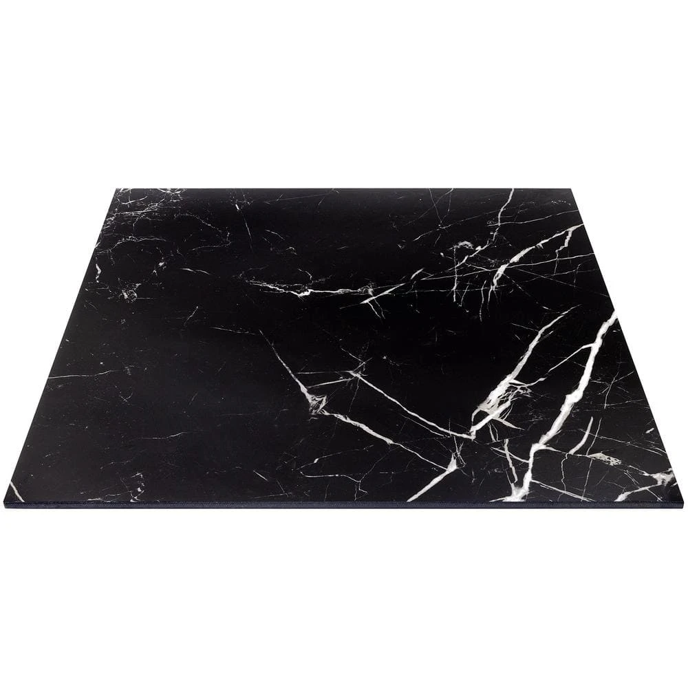 Marmo Black 23.62 in. x 23.62 in. Polished Marble Look Porcelain Floor and Wall Tile (15.49 sq. ft./Case) by Ivy Hill Tile 7 Marmo Black 23.62 in. x 23.62 in. Polished Marble Look Porcelain Floor and Wall Tile (15.49 sq. ft./Case) by Ivy Hill Tile - Image 5
