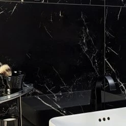 Marmo Black 23.62 in. x 23.62 in. Polished Marble Look Porcelain Floor and Wall Tile (15.49 sq. ft./Case) by Ivy Hill Tile 15 Marmo Black 23.62 in. x 23.62 in. Polished Marble Look Porcelain Floor and Wall Tile (15.49 sq. ft./Case) by Ivy Hill Tile -Ivy Hill Tile Sales black ivy hill tile porcelain tile ext3rd101689 44 1000