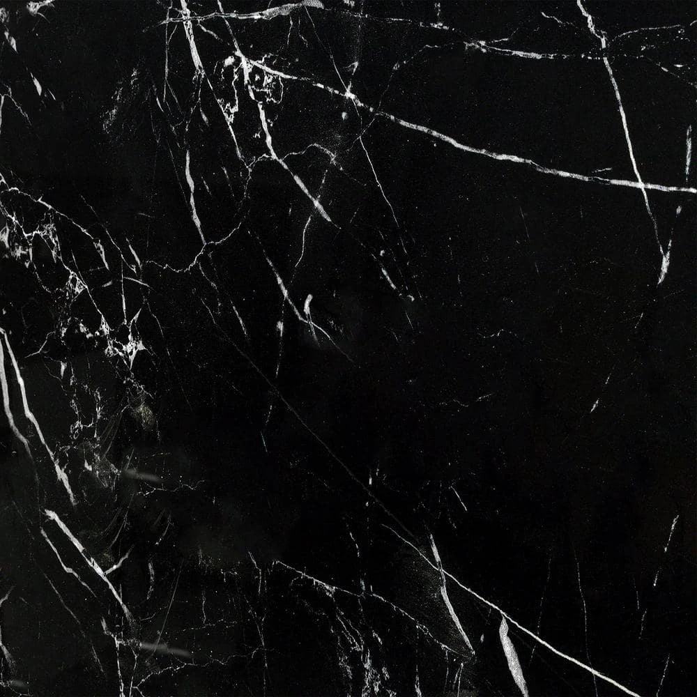 Marmo Black 23.62 in. x 23.62 in. Polished Marble Look Porcelain Floor and Wall Tile (15.49 sq. ft./Case) by Ivy Hill Tile 9 Marmo Black 23.62 in. x 23.62 in. Polished Marble Look Porcelain Floor and Wall Tile (15.49 sq. ft./Case) by Ivy Hill Tile - Image 7