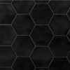 Appaloosa Black Hexagon 7 in. x 8 in. Porcelain Floor and Wall Tile (10.76 sq. ft./Case) by Ivy Hill Tile 1 Appaloosa Black Hexagon 7 in. x 8 in. Porcelain Floor and Wall Tile (10.76 sq. ft./Case) by Ivy Hill Tile -Ivy Hill Tile Sales black ivy hill tile porcelain tile ext3rd105375 64 1000
