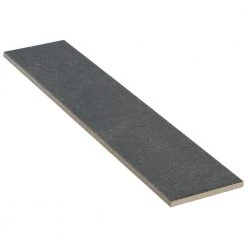 Sanskrit Black 3.89 in. x 19.37 in. Matte Porcelain Floor and Wall Tile (7.85 sq. ft./Case) by Ivy Hill Tile -Ivy Hill Tile Sales black ivy hill tile porcelain tile ext3rd105711 4f 1000