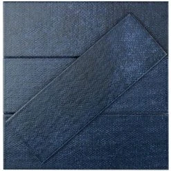 Piston Camp Blue 4 in. x 12 in. 7mm Matte Ceramic Subway Wall Tile (34-piece 10.97 sq. ft. / box) by Ivy Hill Tile -Ivy Hill Tile Sales blue ivy hill tile ceramic tile ext3rd100506 40 1000