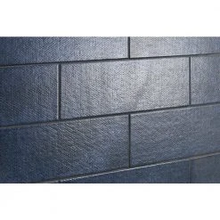 Piston Camp Blue 4 in. x 12 in. 7mm Matte Ceramic Subway Wall Tile (34-piece 10.97 sq. ft. / box) by Ivy Hill Tile -Ivy Hill Tile Sales blue ivy hill tile ceramic tile ext3rd100506 a0 1000