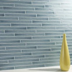 Nantucket Blue 2 in. x 20 in. Crackled Ceramic Wall Tile (5.38 sq. ft./Case) by Ivy Hill Tile 17 Nantucket Blue 2 in. x 20 in. Crackled Ceramic Wall Tile (5.38 sq. ft./Case) by Ivy Hill Tile -Ivy Hill Tile Sales blue ivy hill tile ceramic tile ext3rd101917 c3 1000