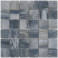 Selawood Blue 11.81 in. x 11.81 in. Matte Porcelain Floor and Wall Mosaic Tile (0.96 sq. ft./Each) by Ivy Hill Tile -Ivy Hill Tile Sales blue ivy hill tile mosaic tile ext3rd106471 4f 1000