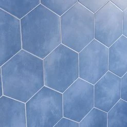 Eclipse Blue 7.79 in. x 8.98 in. Matte Porcelain Floor and Wall Tile (6.03 sq. ft. / Case) by Ivy Hill Tile -Ivy Hill Tile Sales blue ivy hill tile porcelain tile ext3rd104958 44 1000