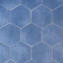 Eclipse Blue 7.79 in. x 8.98 in. Matte Porcelain Floor and Wall Tile (6.03 sq. ft. / Case) by Ivy Hill Tile -Ivy Hill Tile Sales blue ivy hill tile porcelain tile ext3rd104958 c3 1000
