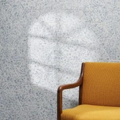 Fusion Hex Blue Terrazzo 9.13 in. x 10.51 in. Matte Porcelain Floor and Wall Tile (8.07 sq.ft. / Case) by Ivy Hill Tile 15 Fusion Hex Blue Terrazzo 9.13 in. x 10.51 in. Matte Porcelain Floor and Wall Tile (8.07 sq.ft. / Case) by Ivy Hill Tile -Ivy Hill Tile Sales blue ivy hill tile porcelain tile ext3rd106049 4f 1000