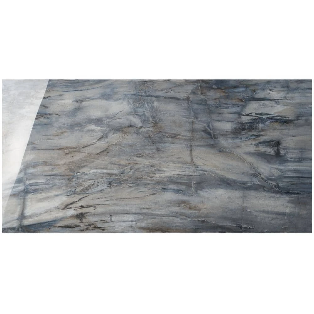 Selawood Blue 11.71 in. x 23.5 in. Polished Porcelain Floor and Wall Tile (11.62 sq. ft./Case) by Ivy Hill Tile 6 Selawood Blue 11.71 in. x 23.5 in. Polished Porcelain Floor and Wall Tile (11.62 sq. ft./Case) by Ivy Hill Tile - Image 4