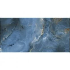 Jume Onyx Blue 23.62 in. x 47.24 in. Polished Porcelain Floor and Wall Tile (15.49 sq. ft./Case) by Ivy Hill Tile -Ivy Hill Tile Sales blue ivy hill tile porcelain tile ext3rd107036 4f 1000