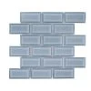 Beverly Blue Bevel 12.375 in. x 12 in. Interlocking Glossy Ceramic Mosaic Tile (10.31 sq. ft./Case) by Jeffrey Court -Ivy Hill Tile Sales blue jeffrey court ceramic tile 96780 64 1000