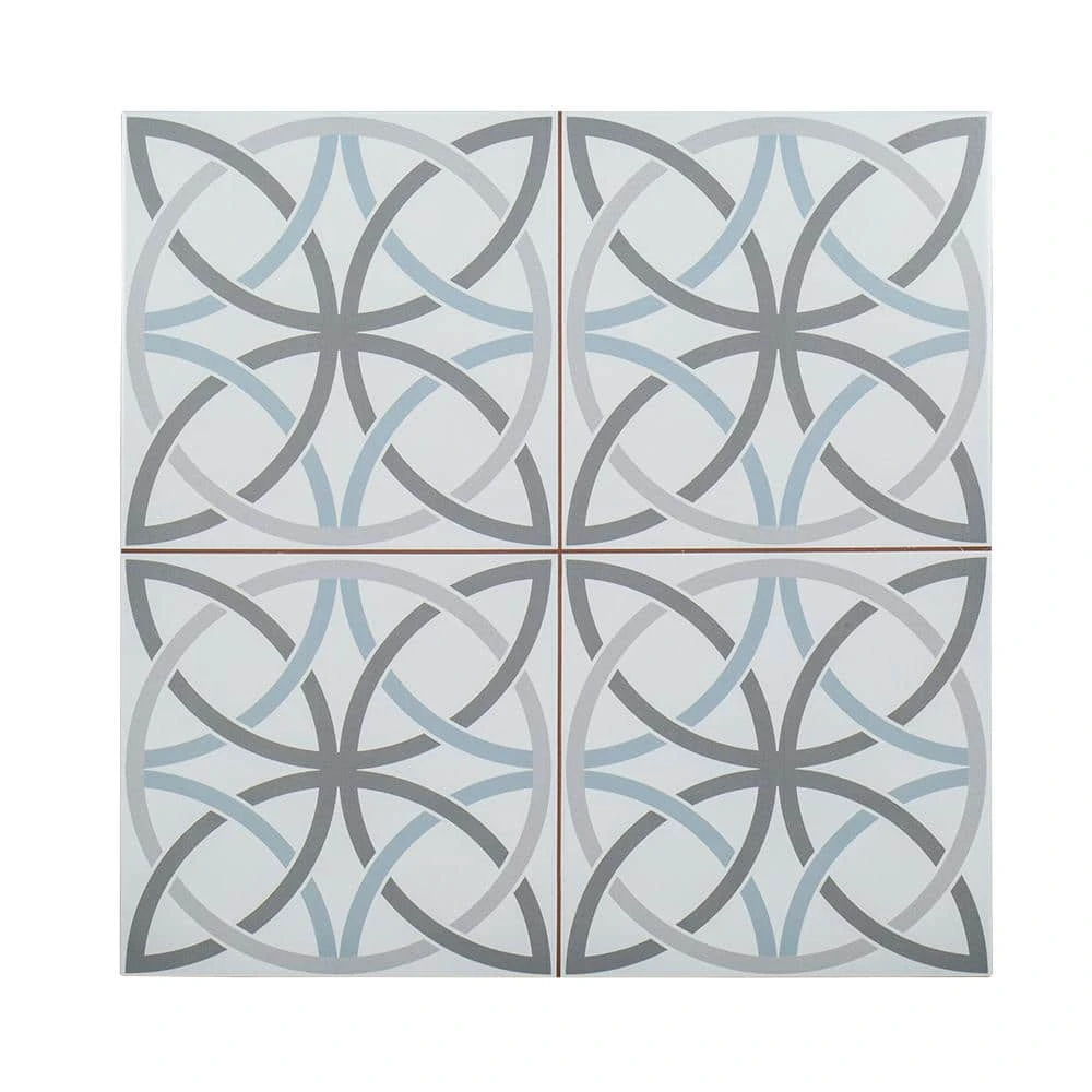 Revolution Blue 18 in. x 18 in. Square Matte Ceramic Wall Tile (10.76 sq. ft./Case) by Jeffrey Court 3 Revolution Blue 18 in. x 18 in. Square Matte Ceramic Wall Tile (10.76 sq. ft./Case) by Jeffrey Court