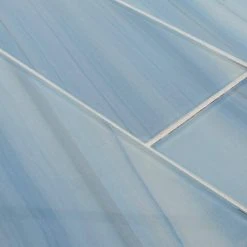 Orbit Blue 4 in. x 16 in. Linear Glossy Glass Wall Tile (17.76 sq.ft./Case) by Jeffrey Court -Ivy Hill Tile Sales blue jeffrey court glass tile 13012 1d 1000