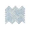 Orbit Herringbone Blue 9.625 in. x 12.125 in. Herringbone Gloss Glass Mosaic Wall Tile (16.20 sq. ft./Case) by Jeffrey Court -Ivy Hill Tile Sales blue jeffrey court glass tile 13074 64 1000
