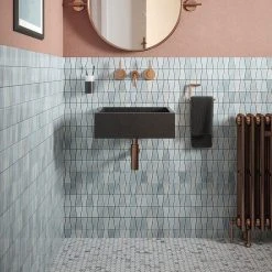 Orbit Trapazoid Blue 12.25 in. x 12.125 in. Trapezoid Gloss Glass Mosaic Wall Tile (20.63 sq. ft./Case) by Jeffrey Court 16 Orbit Trapazoid Blue 12.25 in. x 12.125 in. Trapezoid Gloss Glass Mosaic Wall Tile (20.63 sq. ft./Case) by Jeffrey Court -Ivy Hill Tile Sales blue jeffrey court glass tile 13076 44 1000