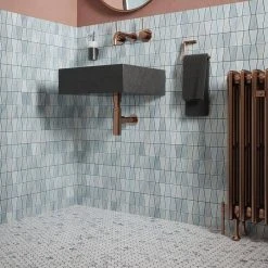 Orbit Trapazoid Blue 12.25 in. x 12.125 in. Trapezoid Gloss Glass Mosaic Wall Tile (20.63 sq. ft./Case) by Jeffrey Court 13 Orbit Trapazoid Blue 12.25 in. x 12.125 in. Trapezoid Gloss Glass Mosaic Wall Tile (20.63 sq. ft./Case) by Jeffrey Court -Ivy Hill Tile Sales blue jeffrey court glass tile 13076 c3 1000