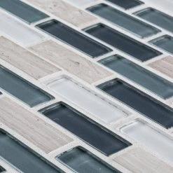 Dolphin Tail Blue 9.75 in. x 11.875 in. Interlocking Gloss Glass and Natural Stone Mosaic Wall Tile (12.06 sq. ft./Case) by Jeffrey Court 11 Dolphin Tail Blue 9.75 in. x 11.875 in. Interlocking Gloss Glass and Natural Stone Mosaic Wall Tile (12.06 sq. ft./Case) by Jeffrey Court -Ivy Hill Tile Sales blue jeffrey court glass tile 99492 1d 1000