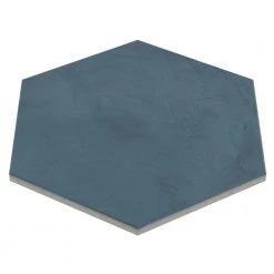 Dash Blue Ocean 8.5 in. x 9.84 in. Matte Hexagon Porcelain Floor and Wall Tile (12.66 sq. ft./Case) by Ivy Hill Tile -Ivy Hill Tile Sales blue ocean ivy hill tile porcelain tile ext3rd107117 1f 1000