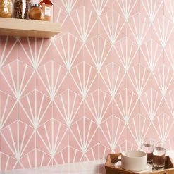 Eclipse Ray Blush 7.79 in. x 8.98 in. Matte Porcelain Floor and Wall Tile (9.03 sq. ft. / Case) by Ivy Hill Tile -Ivy Hill Tile Sales blush ivy hill tile porcelain tile ext3rd104967 76 1000