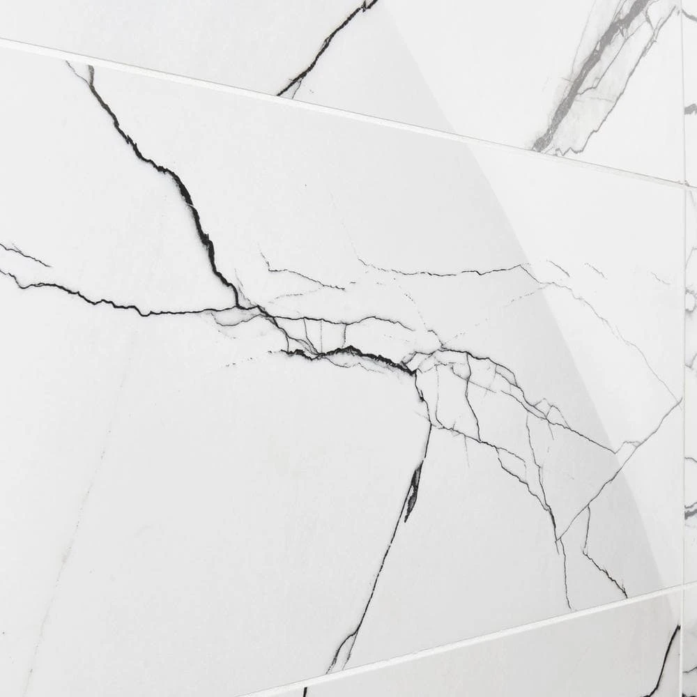 Magnus Breach 11.81 in. x 23.62 in. Polished Porcelain Marble Look Floor and Wall Tile (11.62 sq. ft./Case) by Ivy Hill Tile 8 Magnus Breach 11.81 in. x 23.62 in. Polished Porcelain Marble Look Floor and Wall Tile (11.62 sq. ft./Case) by Ivy Hill Tile - Image 6