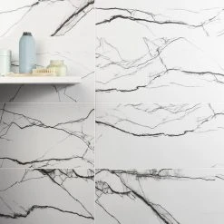 Magnus Breach 11.81 in. x 23.62 in. Polished Porcelain Marble Look Floor and Wall Tile (11.62 sq. ft./Case) by Ivy Hill Tile 16 Magnus Breach 11.81 in. x 23.62 in. Polished Porcelain Marble Look Floor and Wall Tile (11.62 sq. ft./Case) by Ivy Hill Tile -Ivy Hill Tile Sales breach ivy hill tile porcelain tile ext3rd107330 fa 1000