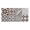 Patchwork Brown 12 in. x 24 in. Subway Glossy Ceramic Wall Tile (11.625 sq. ft./Case) by Jeffrey Court -Ivy Hill Tile Sales brown jeffrey court ceramic tile 96705 64 1000