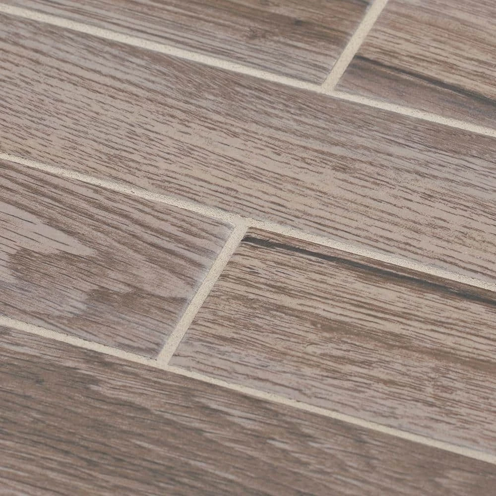 Lost Hills Brown 14.125 in. x 9.75 in. Interlocking Textured Matte Porcelain Wall & Floor Mosaic Tile(9.56 sq. ft./Case) by Jeffrey Court 6 Lost Hills Brown 14.125 in. x 9.75 in. Interlocking Textured Matte Porcelain Wall & Floor Mosaic Tile(9.56 sq. ft./Case) by Jeffrey Court - Image 4