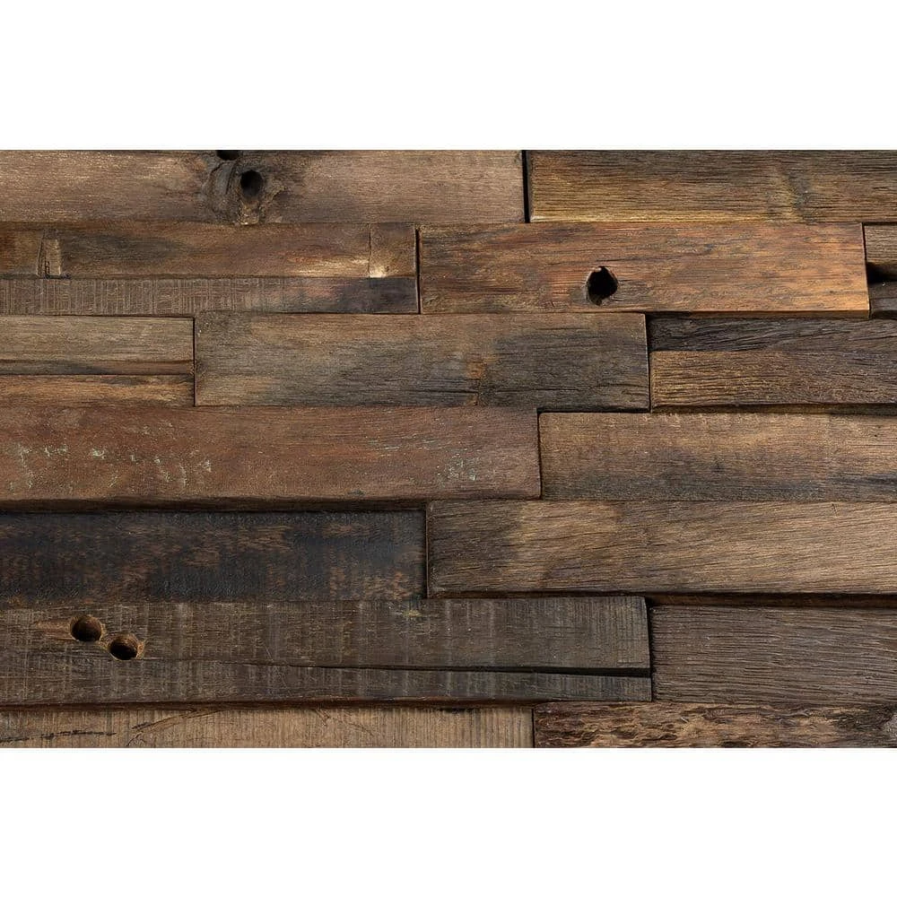 Timber Brownheart 11.81 in. x 23.62 in. Wood Mosaic Wall Tile (1.93 sq. ft.) by Ivy Hill Tile 11 Timber Brownheart 11.81 in. x 23.62 in. Wood Mosaic Wall Tile (1.93 sq. ft.) by Ivy Hill Tile - Image 9